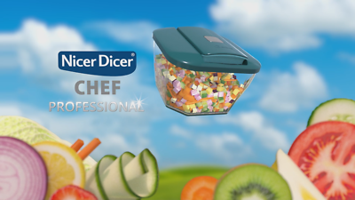Genius Nicer Dicer Chef Professional Lebensmittelschneider