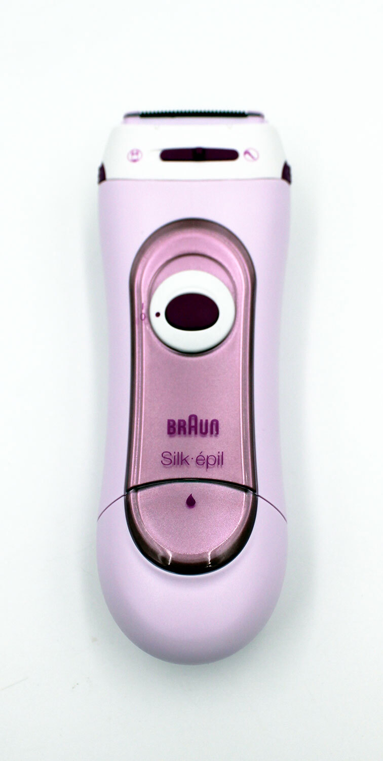 Braun Silkepil 2in1 Lady Shaver mit Trimmeraufsatz Damenrasierer Pink