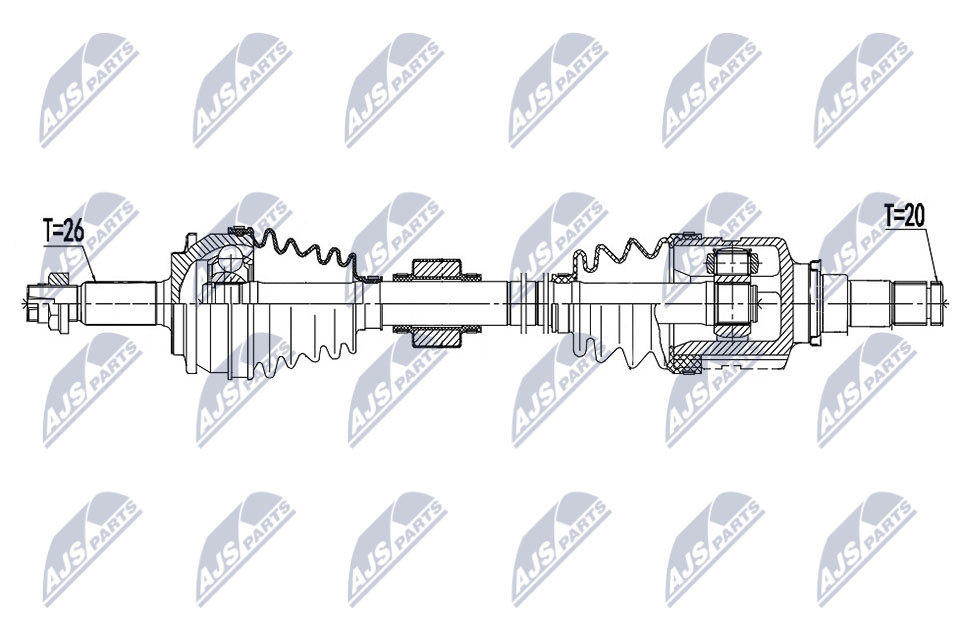 N.T.Y. NPW-TY-151.NTY Drive Shaft for TOYOTA - Image 6