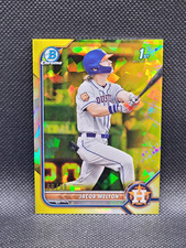 2022 Bowman Chrome Draft JACOB MELTON yellow sapphire refractor 66/99 RC 1st