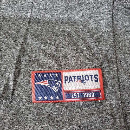 New England Patriots Long Sleeve T-Shirt Tee Youth XL 18/20 Gray NFL Kids NWT - Picture 6 of 12