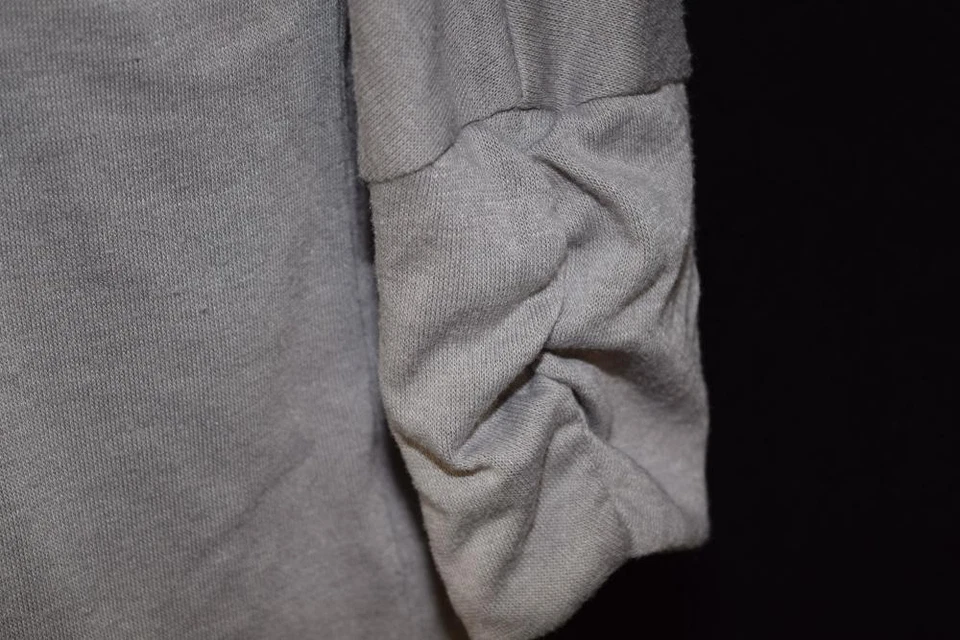 Deletta Women's Gray 3/4 Sleeve Crisscross Back Top Shirt S Small - Image 4 of 4