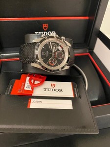 NOS Tudor Grantour 20530N Men's Automatic Chronograph Watch Black Dial SS  42mm | eBay