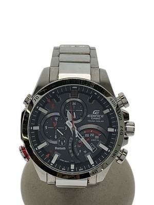 CASIO EQB-501 EDIFICE Solar Chronograph Black Dial Watch Near Mint JAPAN