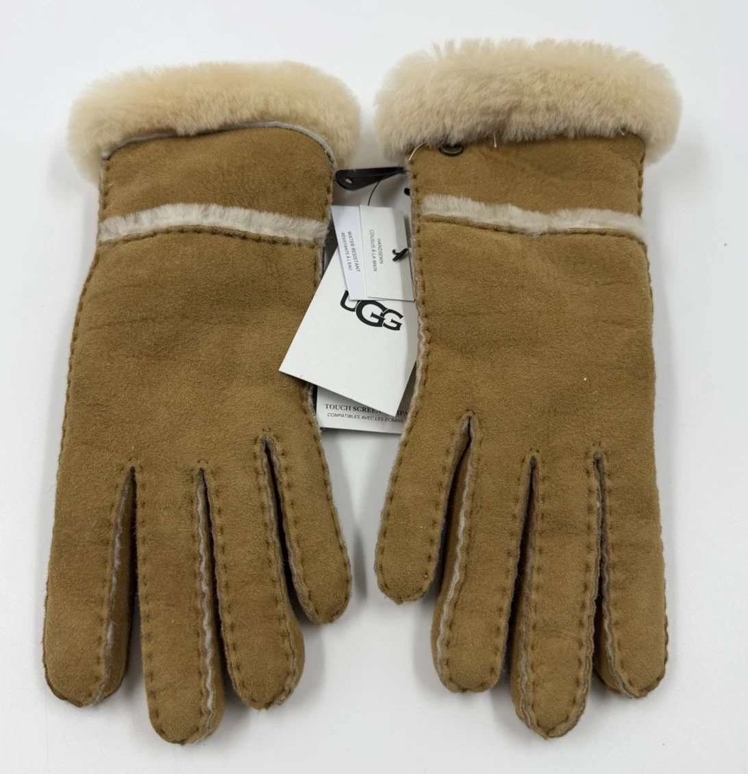 UGG Women's W Seamed Tech Glove Chestnut Medium NEW WITH TAGS