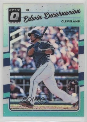2017 Panini Donruss Optic Aqua Prizm 74/299 Edwin Encarnacion #155 1k3
