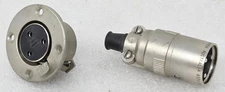 Cannon Plugs - EP-3-12-1C Circular Connector - 3 Pole Line Plug