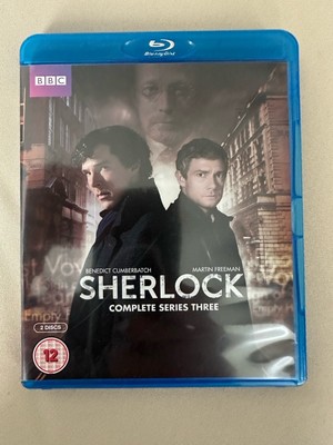 Sherlock Complete Series Three 2 Disc Blu-ray Benedict Cumberbatch
