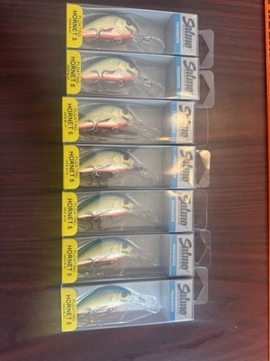 (9) Salmo Floating Hornet 5s Crankbaits Brand New Lot of 9 Dace Blue