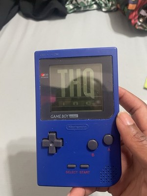 Nintendo Game Boy Pocket MGB-001 Handheld  Blue, Tested w Batteries. Fast Ship!