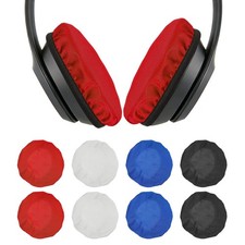 4 Pairs Headphone Ear Pads Covers 3.5"-4.3" Headset Ear Pad Cloth Cover 4 Colors