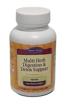 Multi Herb Digestion & Detox Support, PART 1, 120 TABLETS Sealed EXP : 01/2027