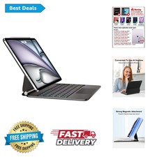 Magic Keyboard for iPad Air 13 M3 2025 / M2 2024 and iPad Pro 12.9 inch 6r...
