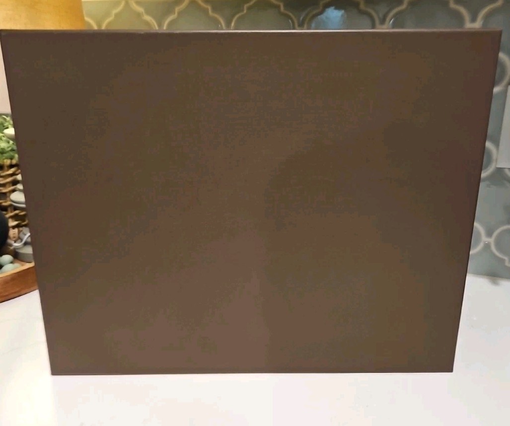 Authentic Louis Vuitton Empty Square Brown Gift B… - image 8