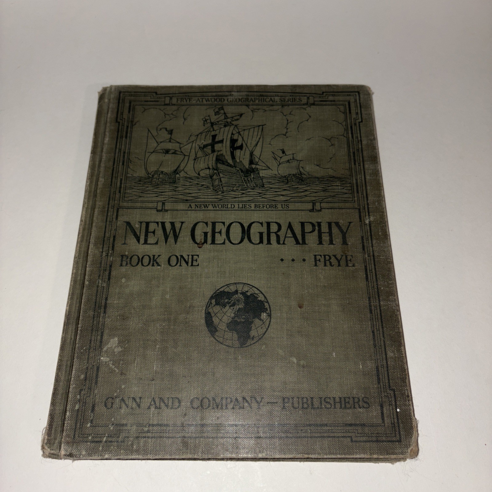 New Geography Book One Frye-Atwood Geographical Service Ginn & Co 1920