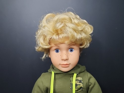 Our Generation Elliott 18" Boy Doll Blonde Hair Blue Eyes & Freckles RARE - Picture 3 of 12