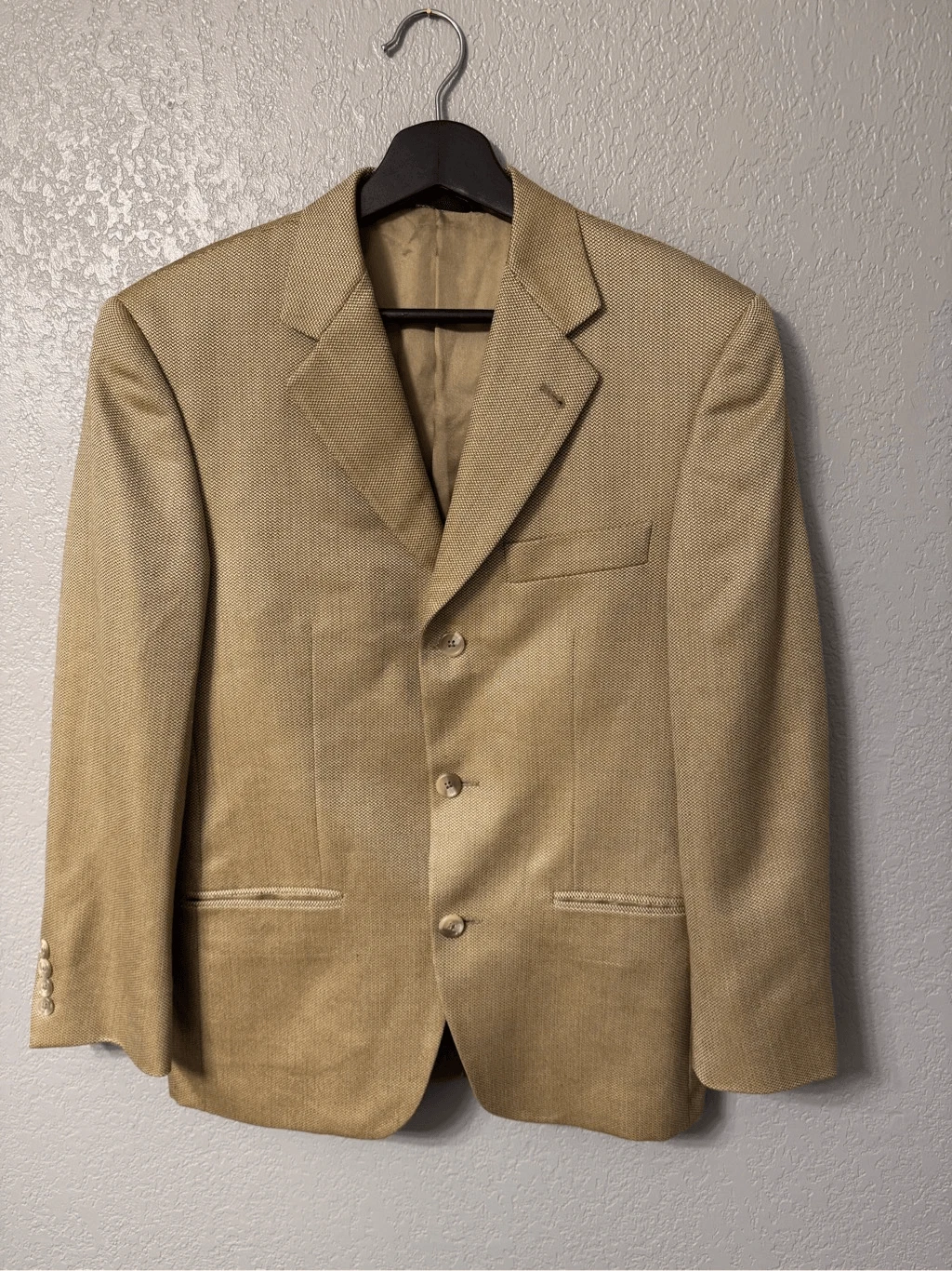 Giacca blazer tuta uomo Burberry marrone check lana e seta