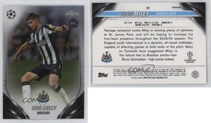 2023-24 Topps Chrome UEFA Club Competitions Refractor Lewis Miley #31 Rookie RC