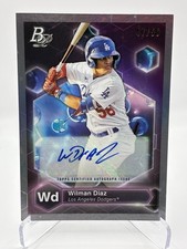 2022 Bowman Platinum Wilman Diaz Precious Elements AUTO (47/50) #PE-1 Dodgers