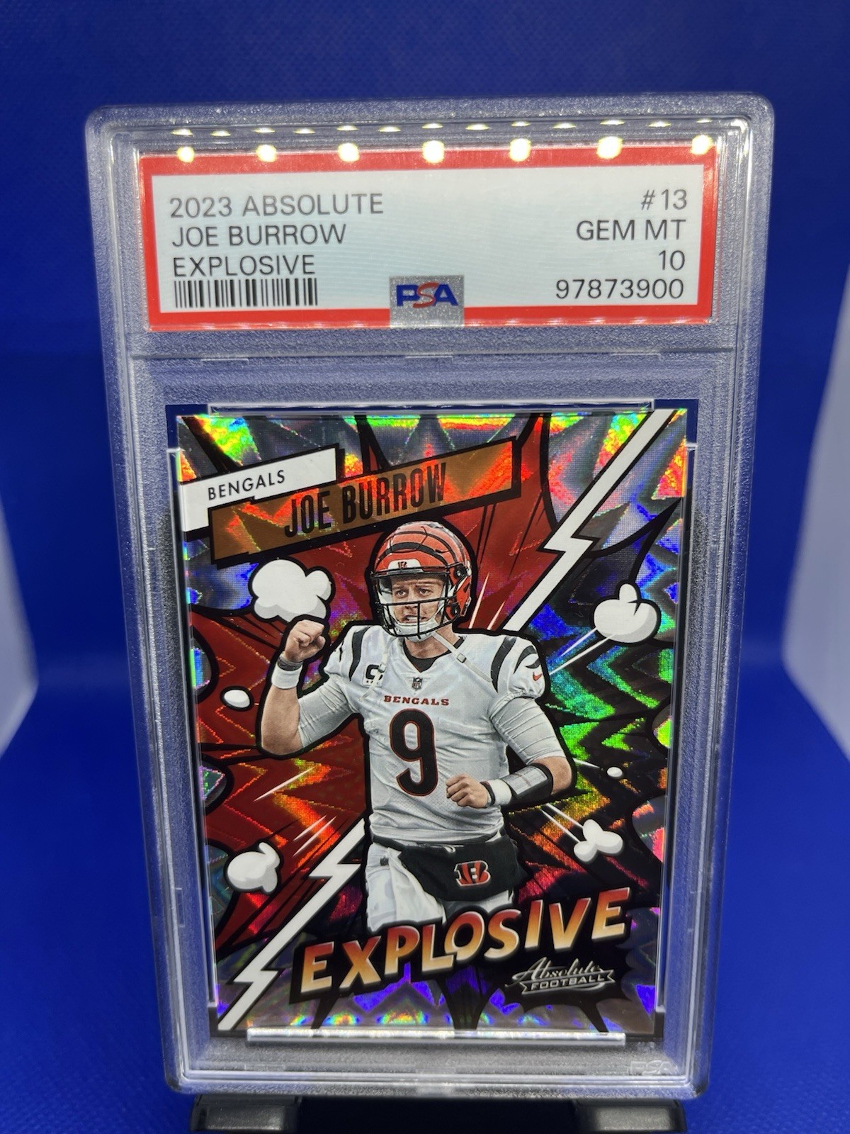 2023 Panini Absolute - Explosive Joe Burrow #13