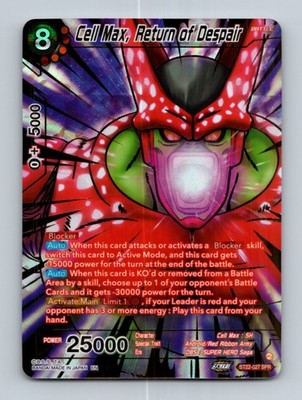 Cell Max, Return of Despair (SPR) Special Rare Critical Blow BT22-027 NM