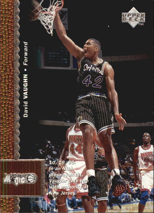 1996-97 Upper Deck #271 David Vaughn - BSK