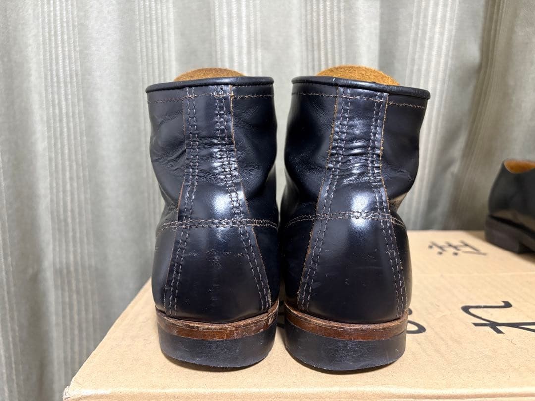 Red Wing 9060 Beckman Flatbox Work Boots Men's 7.5 D Black Leather noBox image 3