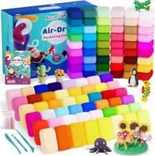 102 Color Air Dry Clay Kit for Kids | Modeling Clay Set with Tools, Non-Toxic, S