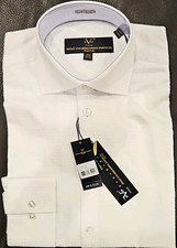 Versace 1969 Abbigliamento Sportivo SRL Men's Dress Shirt White 14.5 32/33 NWT