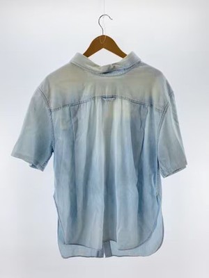 BALENCIAGA denimシャツ　size.38 BALENCIAGA/Short-sleeved shirt/Size 38/Cotton/IDG/Denim shirt/Snap