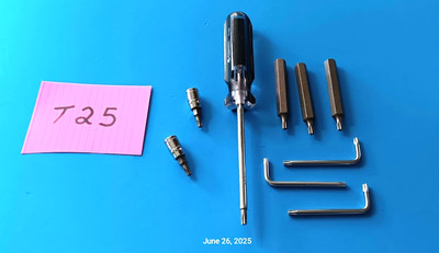 Torx Tools all Size T25 for automotive, electronics, and aerospace etc...
