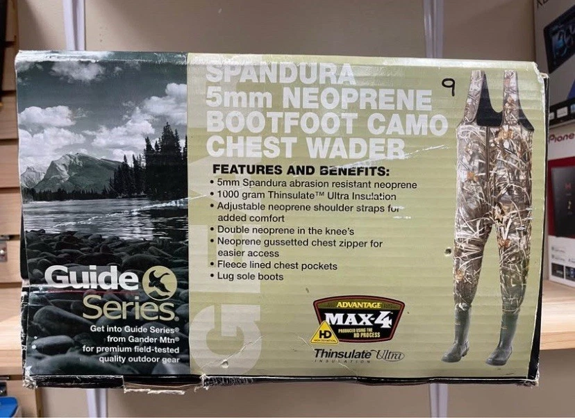 SPANDURA 5mm Neoprene Bootfoot Camo Chest Wader