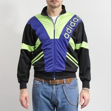 Vintage Adidas 70s/80s Colorblock Track Jacket S/M