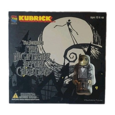 2004 Medicom NBX NIGHTMARE BEFORE CHRISTMAS KUBRICK 3 FIGURE SET JACK,ZERO,SANTA