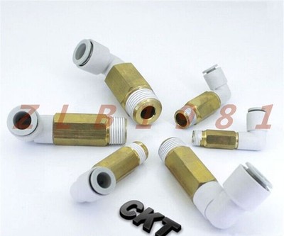 10PCS NEW- CKT Length elbow pneumatic connector KQ2W12-02S #za