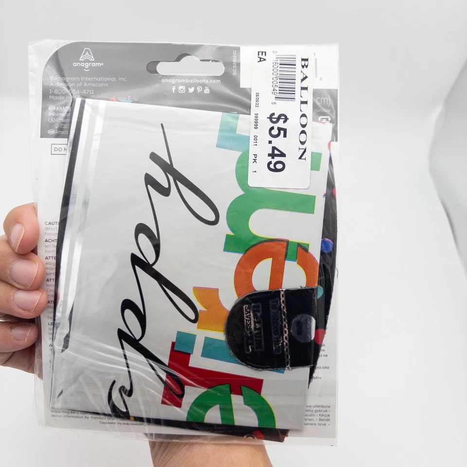 Anagram 17 дюймов счастливый выход на пенсию! Майларовая фольга гелий воздушный шар украшение подарки для вечеринок - Изображение 3 из 3