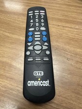GTE Americast Remote Model urc-44xxxb00 Very Good
