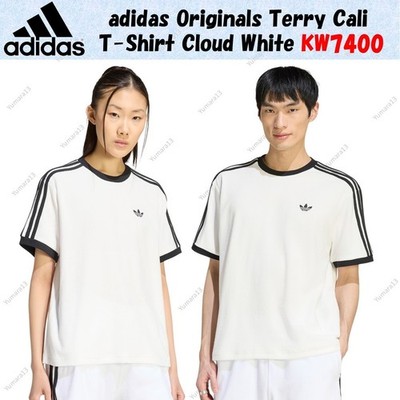 adidas Originals Terry Cali T-Shirt Cloud White KW7400 Japan Gr.