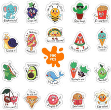 900PCS Classroom Reward Stickers - Fun Motivational Kids Stickers for Teachers
