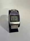 Vintage 1977 Seiko M154-4019 Men’s 34mm Vintage LCD Digital Watch! New Battery!