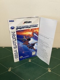 Galactic Attack (Sega Saturn) CIB Complete w/ Registration