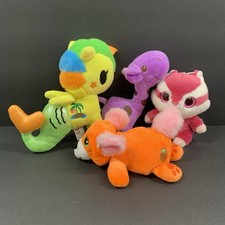 Neon Lot of 4 Tokidoki Mermicorn Cutetitio Giraffe Yoohoo Plish Stuffed Animals