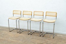 4 x CESCA BAR STOOLS MARCEL BREUER VINTAGE ITALY 70S 80S HABITAT DELIVERY OPTION
