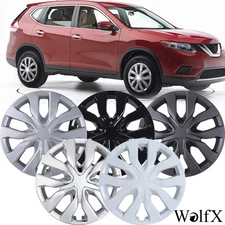 4 PCS 17" Wheel Covers Snap On Hubcaps Replacement For 2014-2020 Nissan Rogue