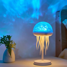 Projection Jellyfish Night Light Adjustable RGB Multi-Colors Ocean Ambient Light