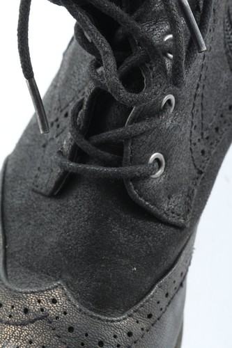 CHARMOSA Patucos con cordones Mujeres Talla EU 38 negro look casual - Imagen 5 de 5