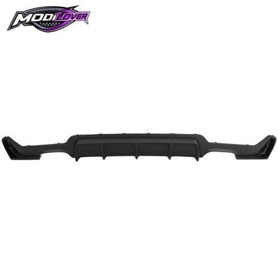 Fits 14-20 BMW F32 435i 440i M Performance Rear Diffuser Valance Lip Quad Outlet