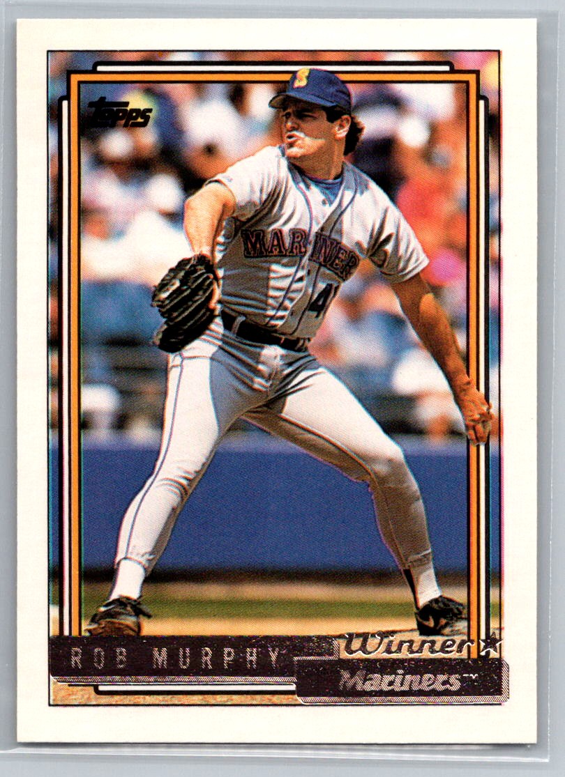 Rob Murphy 1992 Topps Gold Winner * Seattle Mariners #706
