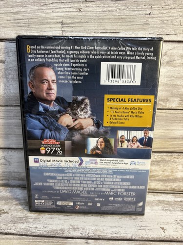 A Man Called Otto (DVD & DIGITAL 2023) NEW SEALED HANKS Based On The Bestseller - Picture 4 of 4