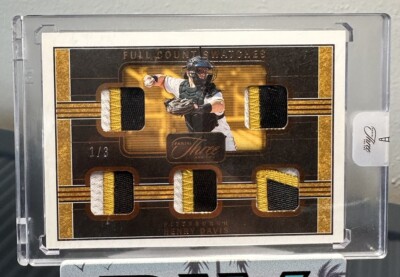 2023 Panini Three & Two Henry Davis Full Count Swatches Patch /3 #FCS-HD